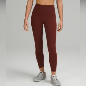 Lululemon Wunder Train High-Rise Tight “25 in Date Brown sz 2